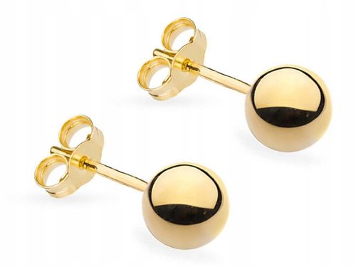  Marko earrings K804-585-6 gold pr. 585 6 mm