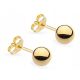  Marko earrings K804-585-6 gold pr. 585 6 mm