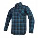 Art-Mas Modar flannel shirt, size 43, blue