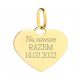  GOLD PENDANT HEART PENDANT HEART ENGRAVING 58