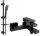 Wall-mounted single-lever bathtub faucet Valvex ARS BLACK black + Cubic CUB-ZND-BL series surface-mounted shower set
