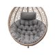  Hobbygarden cushion 100 x 124 x 8 grey