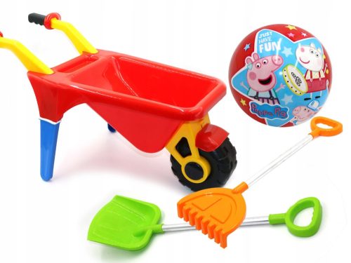 Set: Wheelbarrow, Rake, Shovel + Ball Paw Patrol