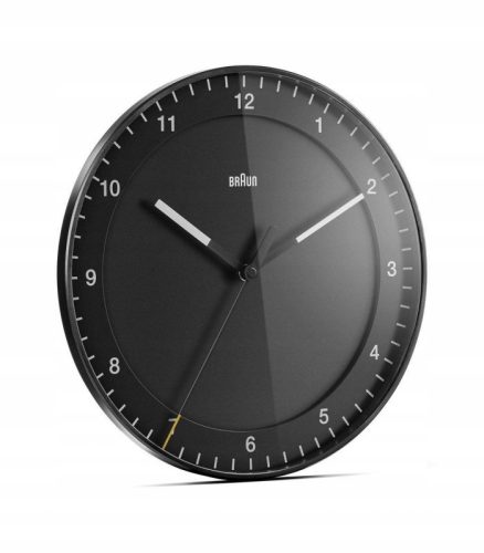 Clock for home Braun wall clock white, black 30.5 cm