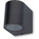  Lumiled garden wall light black GU10 35 W