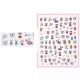 NAIL STICKERS COLORFUL CARTOONS EMOTIONS