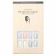  ARTIFICIAL NAIL TIPS PASTEL GLITTER 30pcs GLUE 4