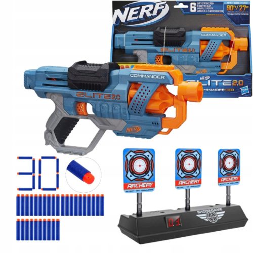  NERF ELITE 2.0 COMMANDER + SHIELD + 30x ARROWS