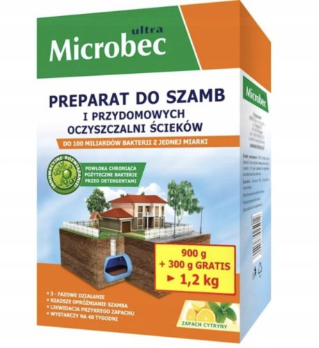  Powder preparation for septic tanks Bros Microbec Ultra 1.2 kg