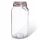 Food Container Pots Glass Jar with Clip BELA 2 l