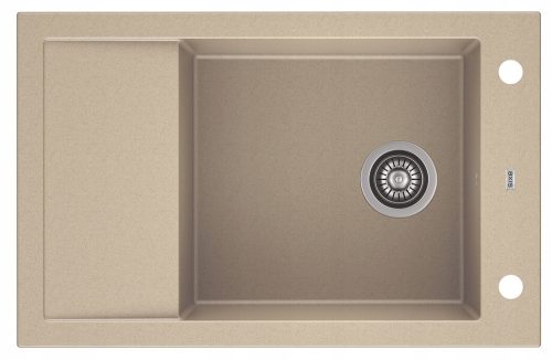 Moderno Buddy 40 single-bowl sink, beige granite tones