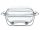 GLASS BAKING PAN Rectangular baking dish Ambition Column 5.3 l