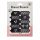  Nail art stencils 10 pieces black