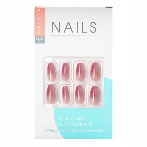  Persici Colored Nail Tips 24 pcs.