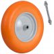 Rims for lawn mowers and tractors Humberg 4880 tubeless wheelbarrow wheel, 40 cm, orange and white