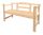 Benches for garden and terrace Bench with backrest, wood, 118 x 43 cm