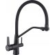 Mexen Duo floor-standing kitchen faucet, black