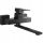 Laveo Kvadrato wall-mounted washbasin mixer, black