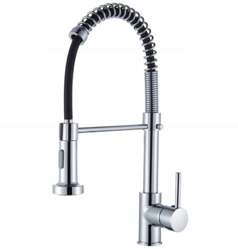 PDS Premium Exclusive+ floor-standing kitchen faucet, silver