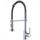 PDS Premium Exclusive+ floor-standing kitchen faucet, silver