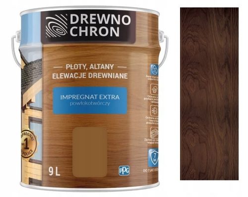 Drewnochron coating-forming impregnation 364461 rosewood medium 9 l