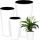  Deco4Home Flowerpot 30 cm x 30 x 57.5 cm Diameter 30 cm Plastic white + 2 more products