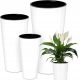  Deco4Home Flowerpot 30 cm x 30 x 57.5 cm Diameter 30 cm Plastic white + 2 more products