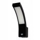 Garden wall lamps, outdoor Black garden wall light Radam, integrated 10 W LED source