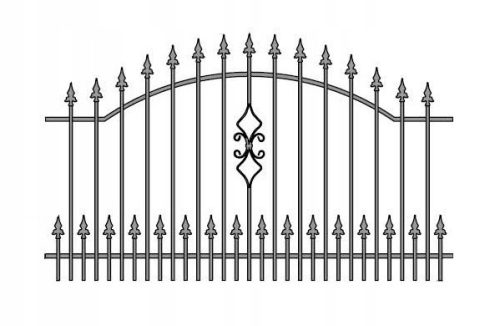 Fences - JUL-MET fence span 200 x 121 cm, steel