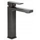 CUBIC series floor-standing washbasin faucet, black