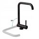 Lyro series stand kitchen faucet, black