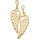  GOLDEN ANGEL WINGS earrings gold 333 gift