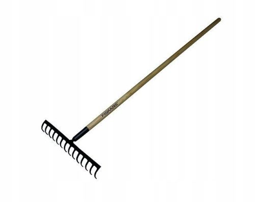  Fiskars metal rake 30 x 155 cm