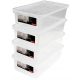 Boîtes, conteneurs de stockage, organiseurs 4x BOX ORGANIZER POUR CHAUSSURES HOMMES 9,5l