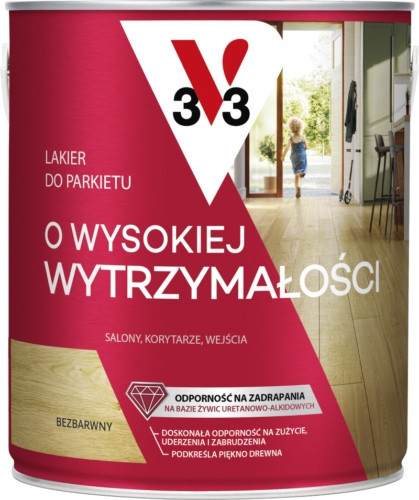 Vernis parquet V33, incolore, brillant, 5 l