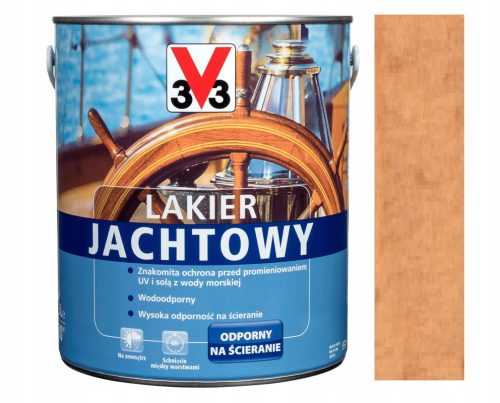 Peinture pour yacht V33, couleur pierre de Bernstein brillante, 2,5 l