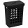  Plast Team freestanding laundry basket 33l, black