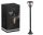  EDO E27 square light pole 100 cm, black