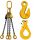 CHAIN SINGLE 4C 2.36T 3M safety hook + spark