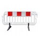 White PVC separation barrier, U20 barrier