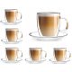 Glasses and cups Vialli Design coffee and tea glasses 250 ml 6 pcs.