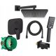 Hansgrohe Talis E concealed bathtub mixer black + 4 more products