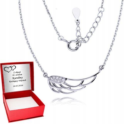  Silver Chain 925 Celebrity Angel Wing