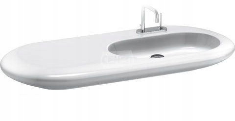 Asymmetrical wall-mounted washbasin Ideal Standard