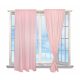  Smooth curtain on tape, powder pink 145/230