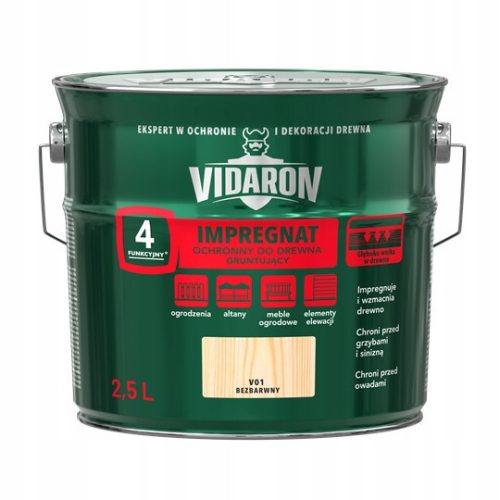 Vidaron V01 wood impregnation, colorless, 2.5 l