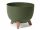  Lamela flowerpot, 40 cm x 40 x 26 cm, diameter 40 cm, plastic in shades of green