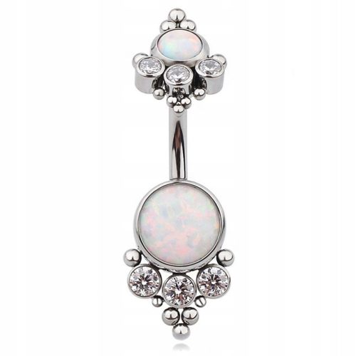  OPAL BELLY RING OP-18 TITANIUM G23 1.6/10