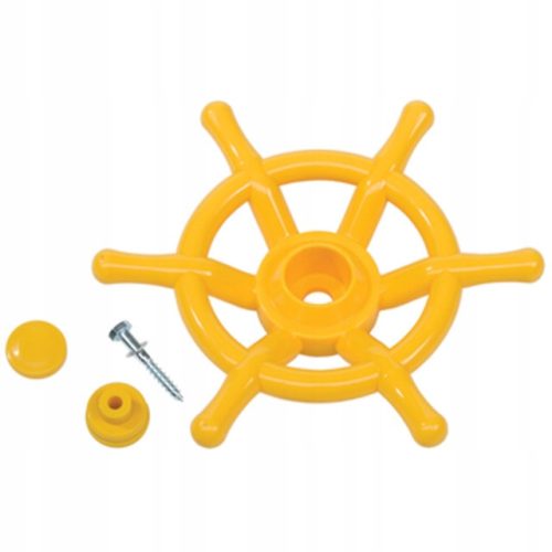 Steering wheel children's playground KBT BOAT yellow