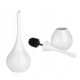 WHITE CERAMIC TOILET BRUSH, WHITE WENKO-VAMP